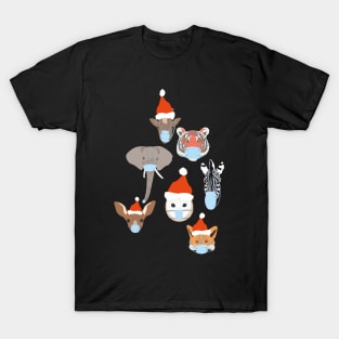 Animals with masks T-Shirt